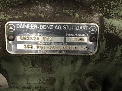 Mercedes-Benz 366 011 08 01 USED