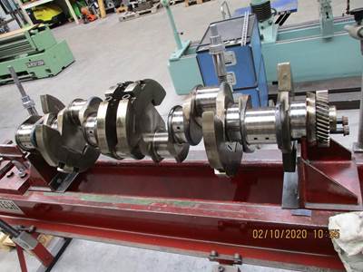 Mercedes-Benz CRANKSHAFT MERCEDES OM444LA KR0181 REBUILD