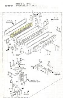 Mitsubishi COOLER 3755511100RC REBUILD