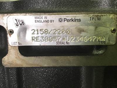 Perkins 3711H13A/2 USED