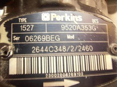 Perkins FUEL PUMP 9520A353G NEW