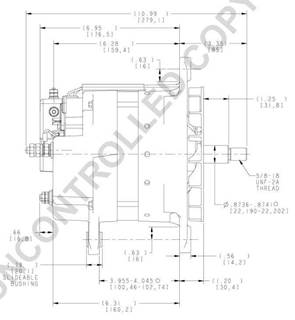 PRESTOLITE ALTERNATOR 24V 140AMP (INSULATED RETURN