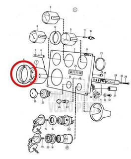 Volvo PENTA FRONT RING 858644 NEW