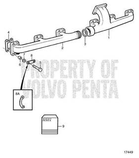 Volvo PENTA GASKET 8130038 NEW