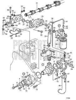 Volvo PENTA SEALING RING 1543172 NEW