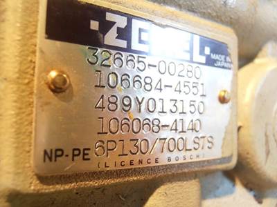 ZEXEL DIESEL KIKI FUEL PUMP 106684-4551 REBUILD