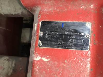 Volvo TD121GPB POMP 580M³H USED Pump