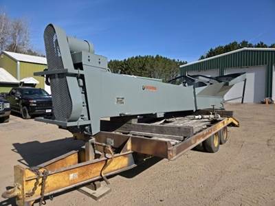 Used Eagle Iron Works 30" x 24' Single Spiral Screw with Gear Reduction Unit