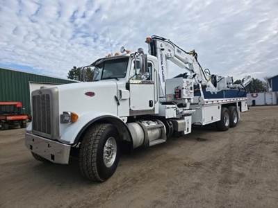 Peterbilt 365 Crane Truck - FEC TP160R Knuckle Boom Crane