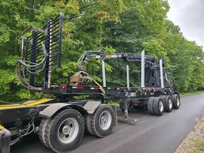 Pitts 36 FT Log Trailer