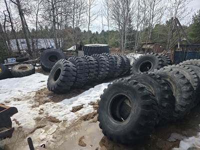 TIRES OF VARYING SIZES Tire