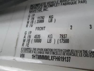 International 4300 Rear Axle Assembly