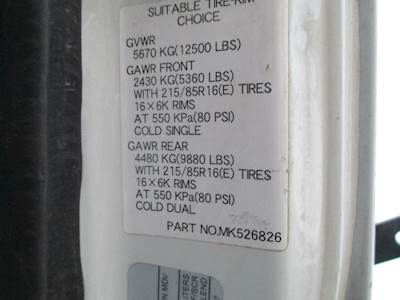 Mitsubishi Fuso Rear Axle Assembly for a Mitsubishi Fuso FE-SP