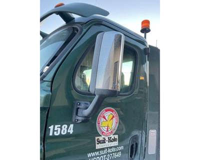 Freightliner Cascadia Left Door Mirror for a Freightliner CASCADIA 125