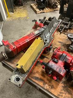 Cummins X15 Engine Oil Cooler for a International HX520