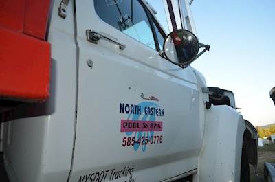 Ford F-800 Right Fender Extension for a Ford F800