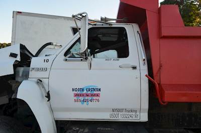 Ford F-800 Left Fender Extension for a Ford F800