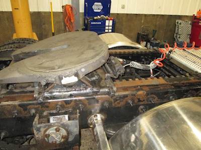 Jost AIR SLIDE Fifth Wheel for a Peterbilt 389