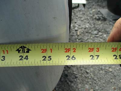 International ProStar Left Fuel Tank