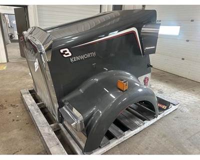 2021 Kenworth W900 Complete Hood with Air Cleaner Cut Outs 67" Center Line