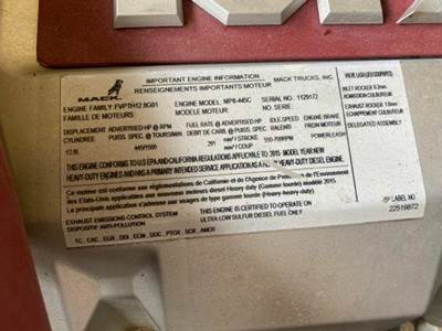 Mack Pinnacle CXU613 Truck