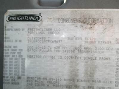 Fuller FRO14210C Transmission for a Freightliner COLUMBIA 120