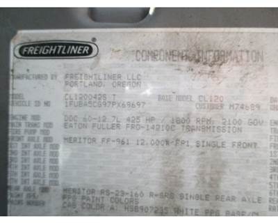 Fuller FRO14210C Transmission for a Freightliner COLUMBIA 120