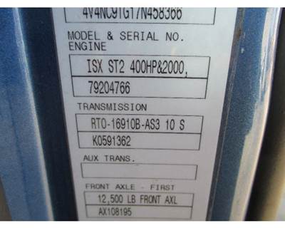 Fuller RTO16910B-AS2 Transmission for a Volvo VNL