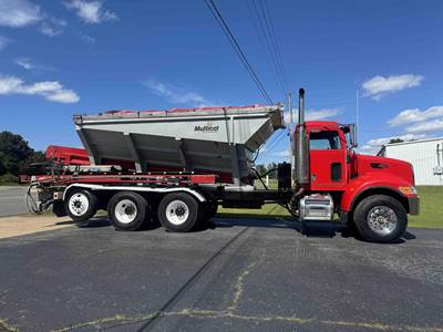 Peterbilt 335 Tri Axle Plow / Spreader Truck - Cummins, 315HP, 8Ll Manual