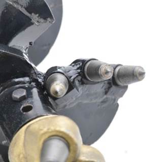 Skid Steer 12" Diameter Auger Rock Bit Bullet Teeth Rock | Shale 2" Hex Collar