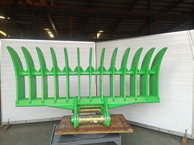 Land Clearance Rake  118.5" inches for Excavator John Deere JD300, JD350D, JD350G, JD370