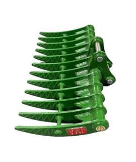 JMA 60" Brush Rake for 8 - 13 Tons Excavators. 50mm Pins