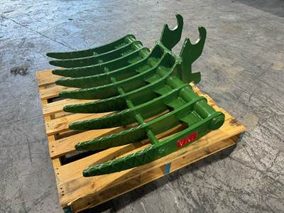 JMA 40" Brush Rake John Deere Wedge Lock Coupler Style for 2.6 - 3.7 Tons