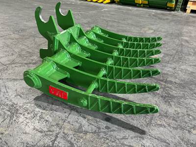 JMA 35" Brush Rake John Deere Wedge Lock Coupler Style for 2.6 - 3.7 Tons