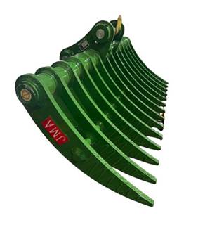JMA 80" Brush Rake for 16 - 25 Tons Excavators. 80mm Pins