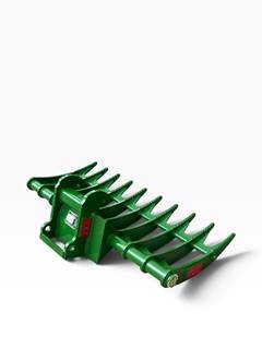 JMA Brush Rake 48" fit Bobcat E26C, E26, E26EM, E26GM X-Change Coupler Style