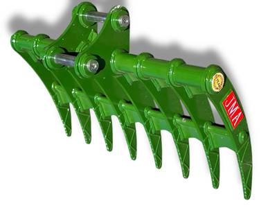 48" Brush Rake for 7 - 10 tons Excavators. 50mm Pins
