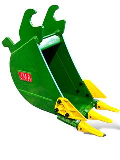 12" Trenching Bucket John Deere Wedge Lock Coupler Style for 4 - 8.5 Tons Mini Excavators