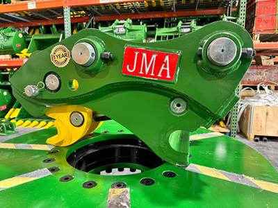 JMA Heavy Duty Manual Quick Coupler Specifically for O&K Mobile RH5, MH5, MH Excavators