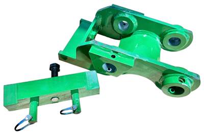 JMA Wedge Lock Manual Quick Coupler for 2.6 - 3.7 Tons Mini Excavators. 40mm Pins