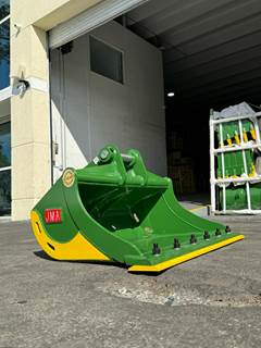 JMA 42” Ditch Clean-up Bucket attachment, specifically designed to fit CATERPILLAR 303, 303 CR, 303.5, 303C CR, 303.5D, 303.5E, 304D CR, 304E CR