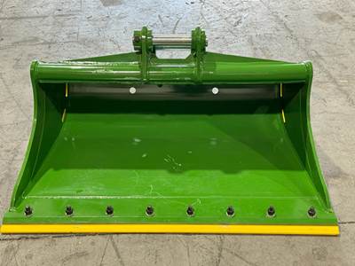 JMA 54” Ditch Clean-up Bucket attachment, specifically designed to fit CATERPILLAR 303, 303 CR, 303.5, 303C CR, 303.5D, 303.5E, 304D CR, 304E CR