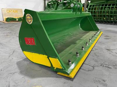 JMA 60” Ditch Clean-up Bucket attachment specifically for New Holland E33, E37 Mini Excavators