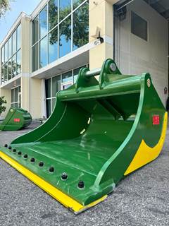 JMA 60" Ditching Clean-Up Bucket for Hyundai HX190, HX200, HX210, HX215, HX220, HX225 Excavators