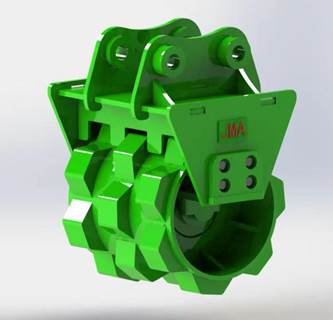 2024 Tamping Pad Wheel Compactors for 1-3 Ton Mini Excavators