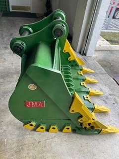 HDSkeleton Edge Bucket w SideCutters 54" for John Deere JD150, JD160, JD200, JD225, JD690