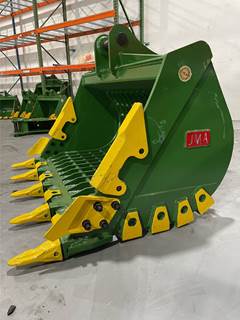 JMA 60" Severe Duty Skeleton Bucket with Teeth for 15 - 18 Tons Excavators. 70mm Pins