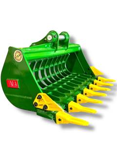 JMA 36" Skeleton Bucket with Teeth For 3 - 4.5 Tons Mini Excavators. 40mm Pin