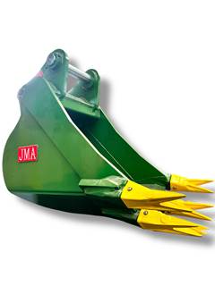 JMA 30" V-Bottom Severe Digging Bucket for 23 - 36 Tons Excavators. 90mm Pins
