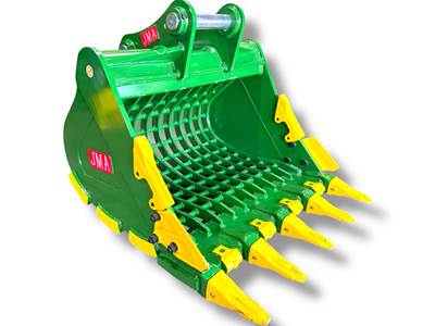 JMA 66" Severe Duty Skeleton Bucket with Teeth for 30 - 55 Tons Excavators. 100mm Pins